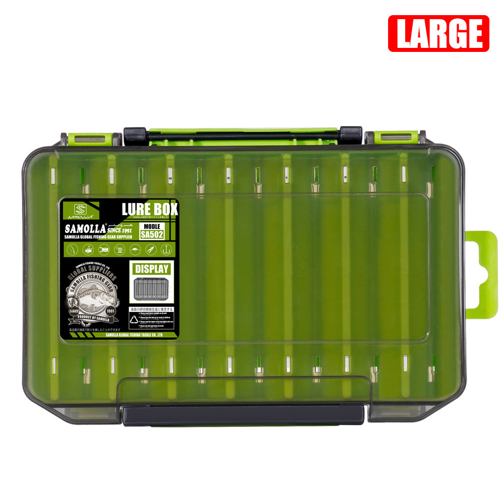 Large green double-sided lure box