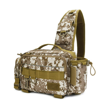 Desert digital camouflage Shoreline fishing shoulder bag