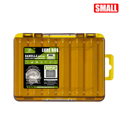 Small yellow double-sided lure box