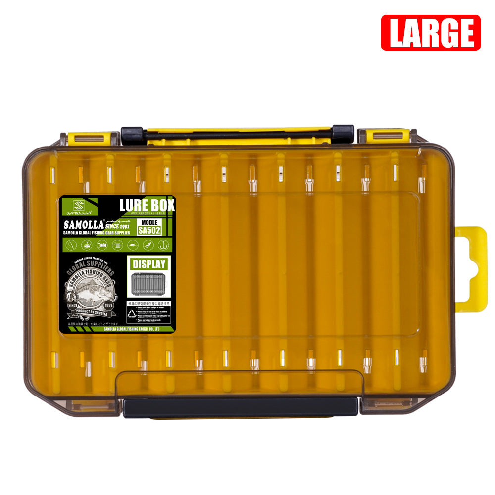 Large yellow double-sided lure box