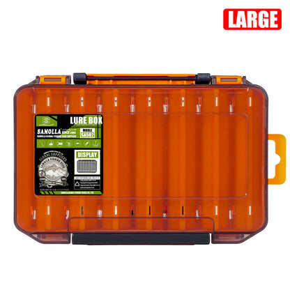 Large orange double-sided lure box