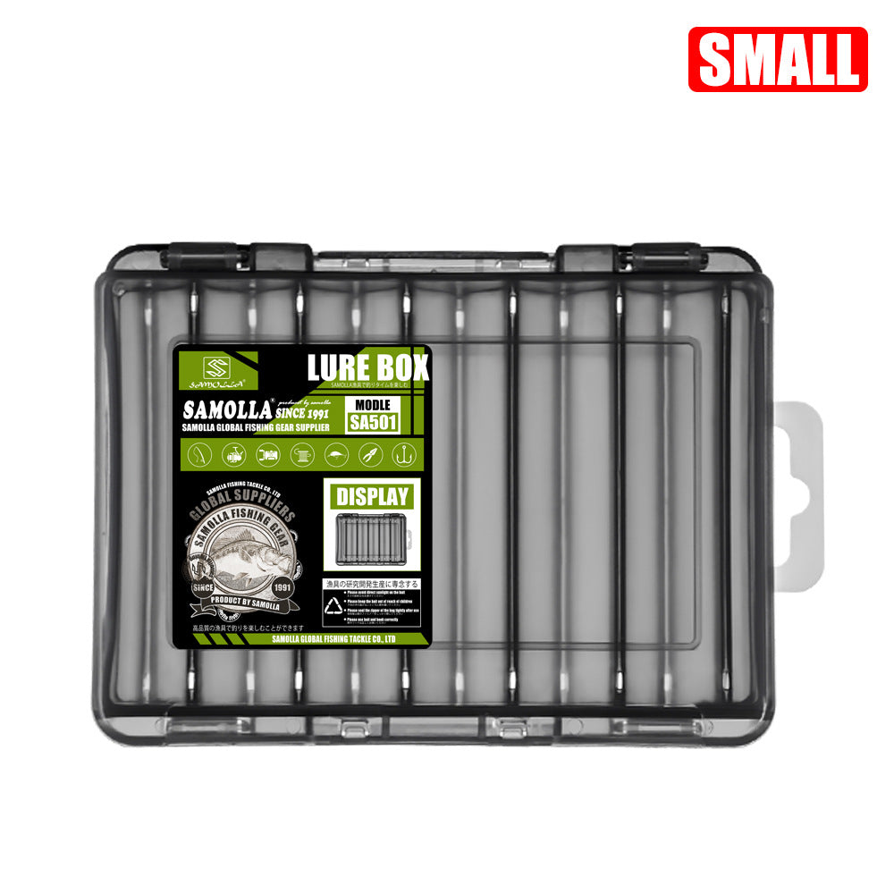 Small black double-sided lure box