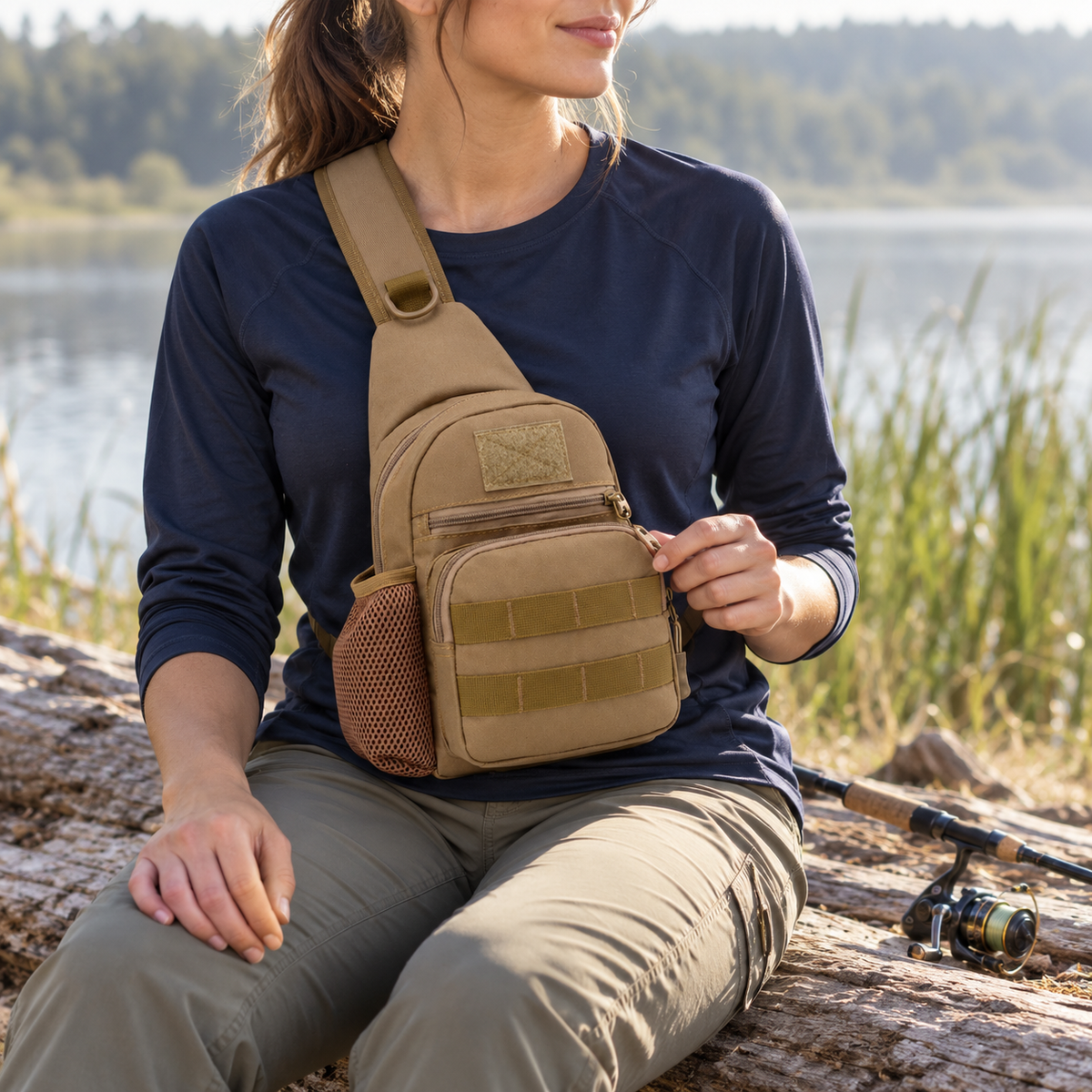 Trekker MOLLE Fishing Shoulder Bag